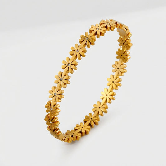 FLOWER BRACELET ( Anti tarnish )
